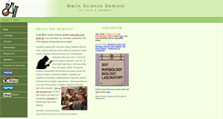 Desktop Screenshot of marinscienceseminar.com